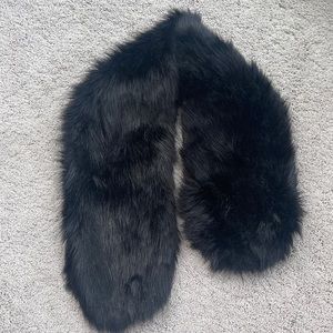 Faux fur stole